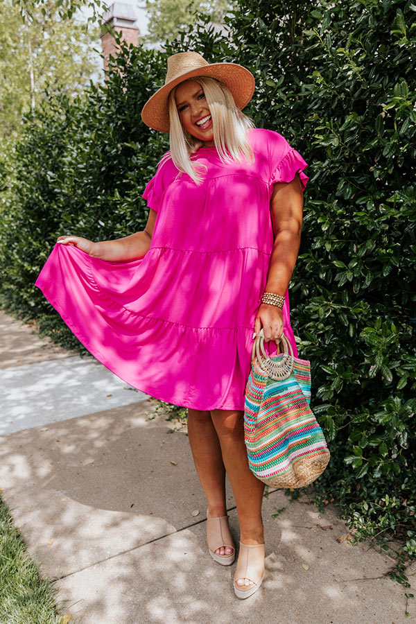 Ready To Party Babydoll Dress In Hot Pink Curves Impressions Online Boutique Ready To Party Babydoll Dress In Hot Pink Curves Impressions Online Boutique