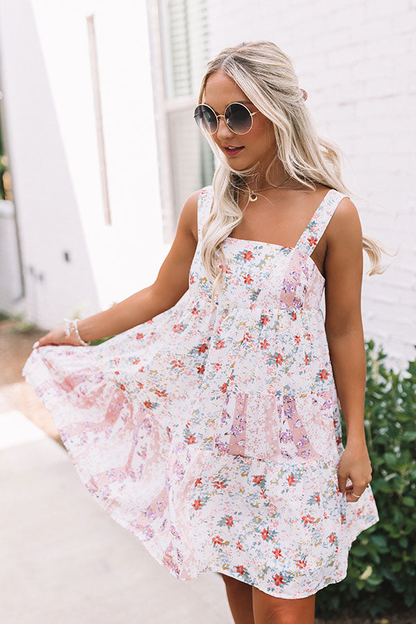 Martini Brunch Floral Dress In Pink Martini Brunch Floral Dress In Pink