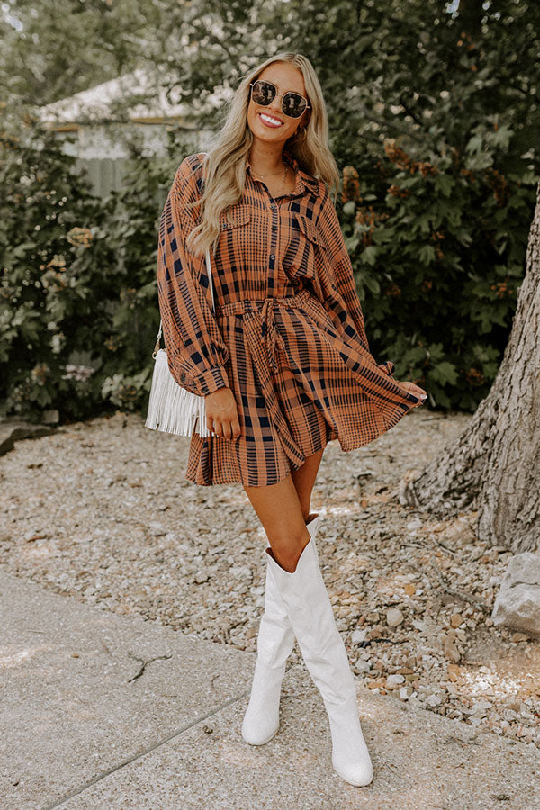 Seasonal Shift Plaid Dress Seasonal Shift Plaid Dress