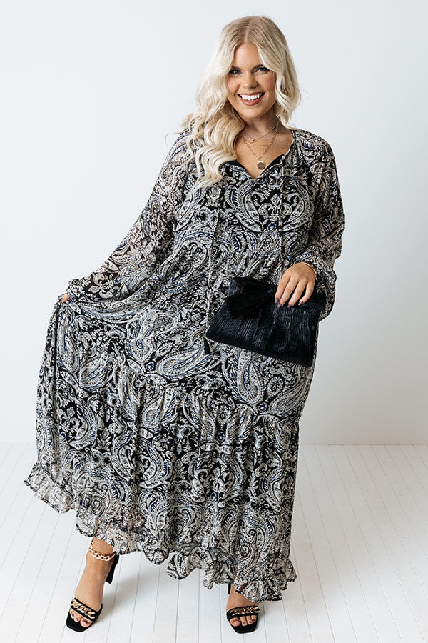 The Regina Paisley Dress Curves Impressions Online Boutique The Regina Paisley Dress Curves Impressions Online Boutique