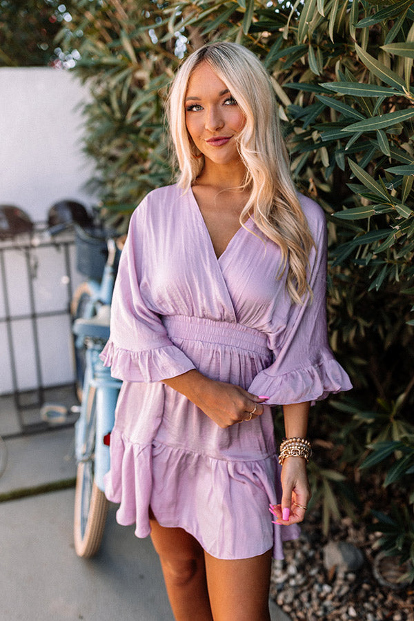 Daytona Date Night Dress In Lavender Daytona Date Night Dress In Lavender