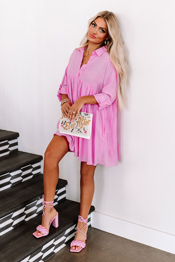 Babydoll Collared Hot Pink Tunic Dress Short Dresses And Tunic Dresses Anthropologie Babydoll Collared Hot Pink Tunic Dress Short Dresses And Tunic Dresses Anthropologie