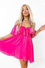 All In A Day Hot Pink Babydoll Dress – Shop the Mint