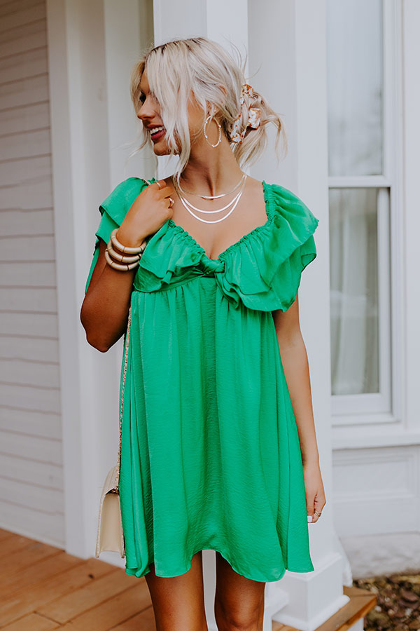green doll dress Sequin Green Ms Perfect Babydoll Birthday Dress, Sizes XS-XXL, Ellae Lisque - Perfect Lace Dress for Birthdays
