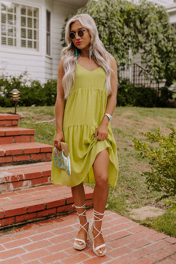 Lucky Day Babydoll Dress In Lime Impressions Online Boutique Lucky Day Babydoll Dress In Lime Impressions Online Boutique