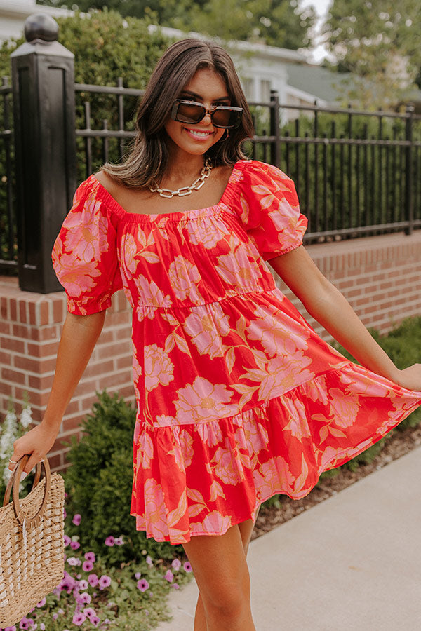 off the shoulder floral shift dress Green Floral off Shoulder Shift Dress