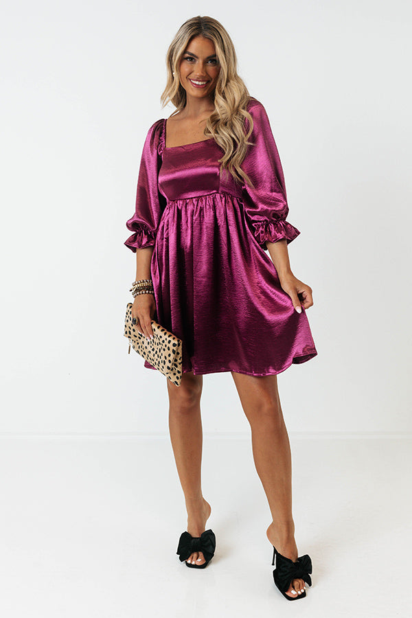 dark purple babydoll dress Express Babydoll Dress Sz M VGUC Dark Purple Beaded Adjustable Spaghetti Straps