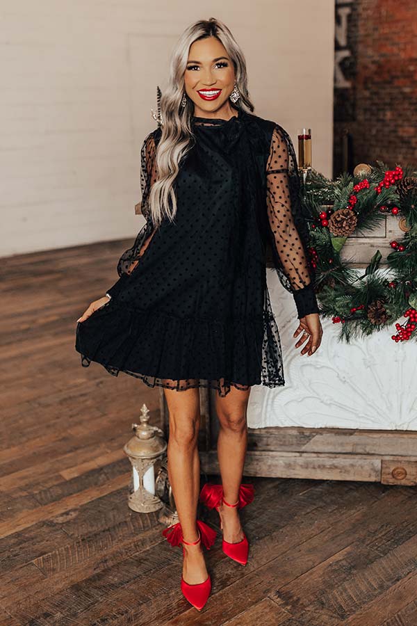 her first kiss midi dress Her First Kiss Midi Dress - Black