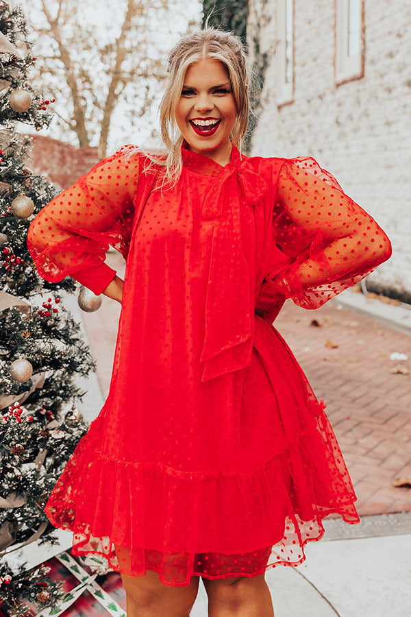 First Kiss Dreaming Dress In Red Curves First Kiss Dreaming Dress In Red Curves