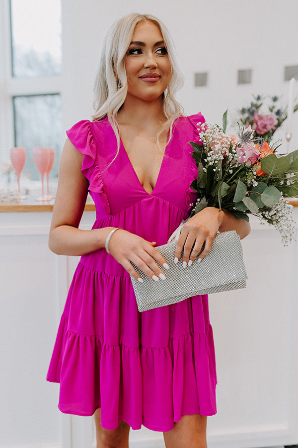 Miracles Everywhere Babydoll Dress in Fuchsia Impressions Online Boutique Miracles Everywhere Babydoll Dress in Fuchsia Impressions Online Boutique