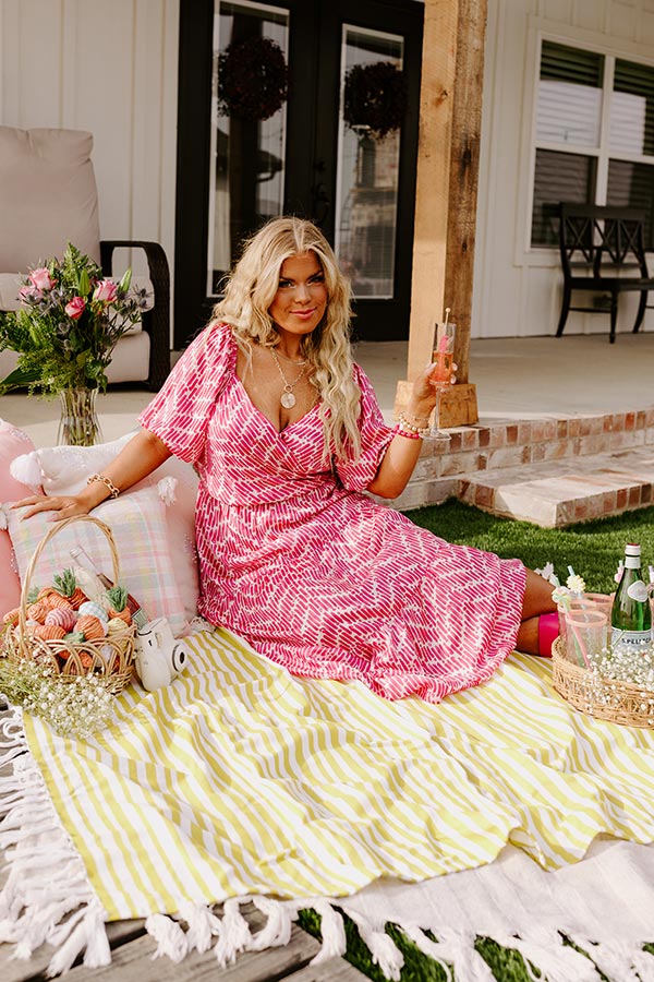 Maldives Escape Maxi In Fuchsia Curves Maldives Escape Maxi In Fuchsia Curves