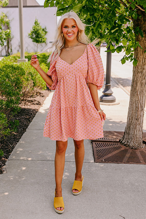 Wonderful Afternoon Babydoll Dress S / Blush Wonderful Afternoon Babydoll Dress S / Blush