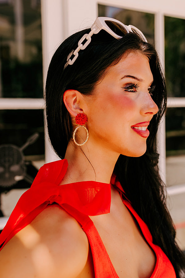 beaded red dress earrings Dress Earrings Beaded Earrings Winnipeg Red Dress Earrings Top