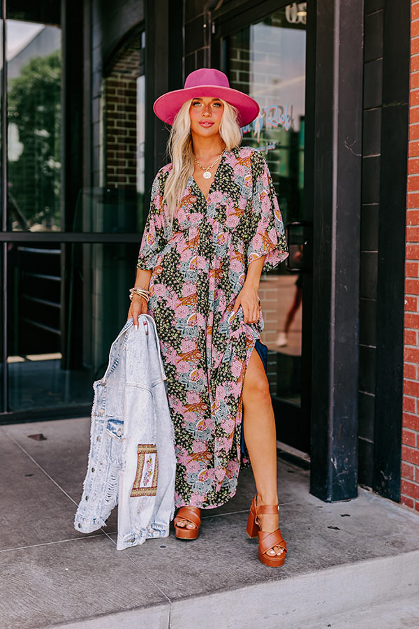Whimsical Ways Maxi In Black Whimsical Ways Maxi In Black