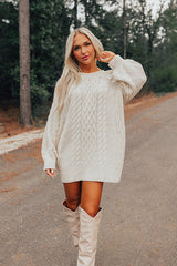 Ivory Sweater Dresses