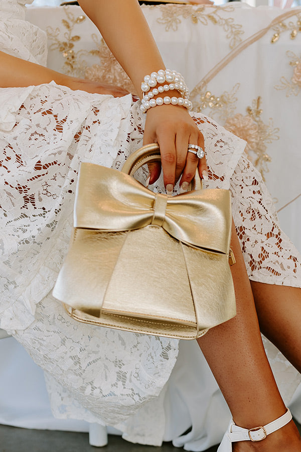 Embracing Love Purse In Gold Embracing Love Purse In Gold