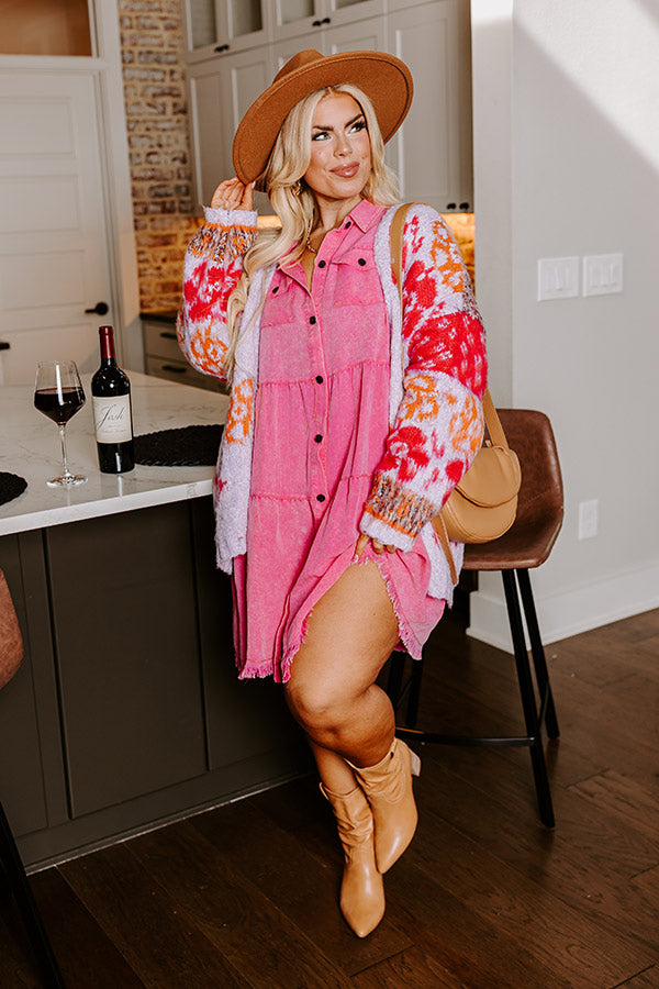 kaleidoscope mini dress Kaleidoscope Mini Dress Amber Floral Borrowed Society