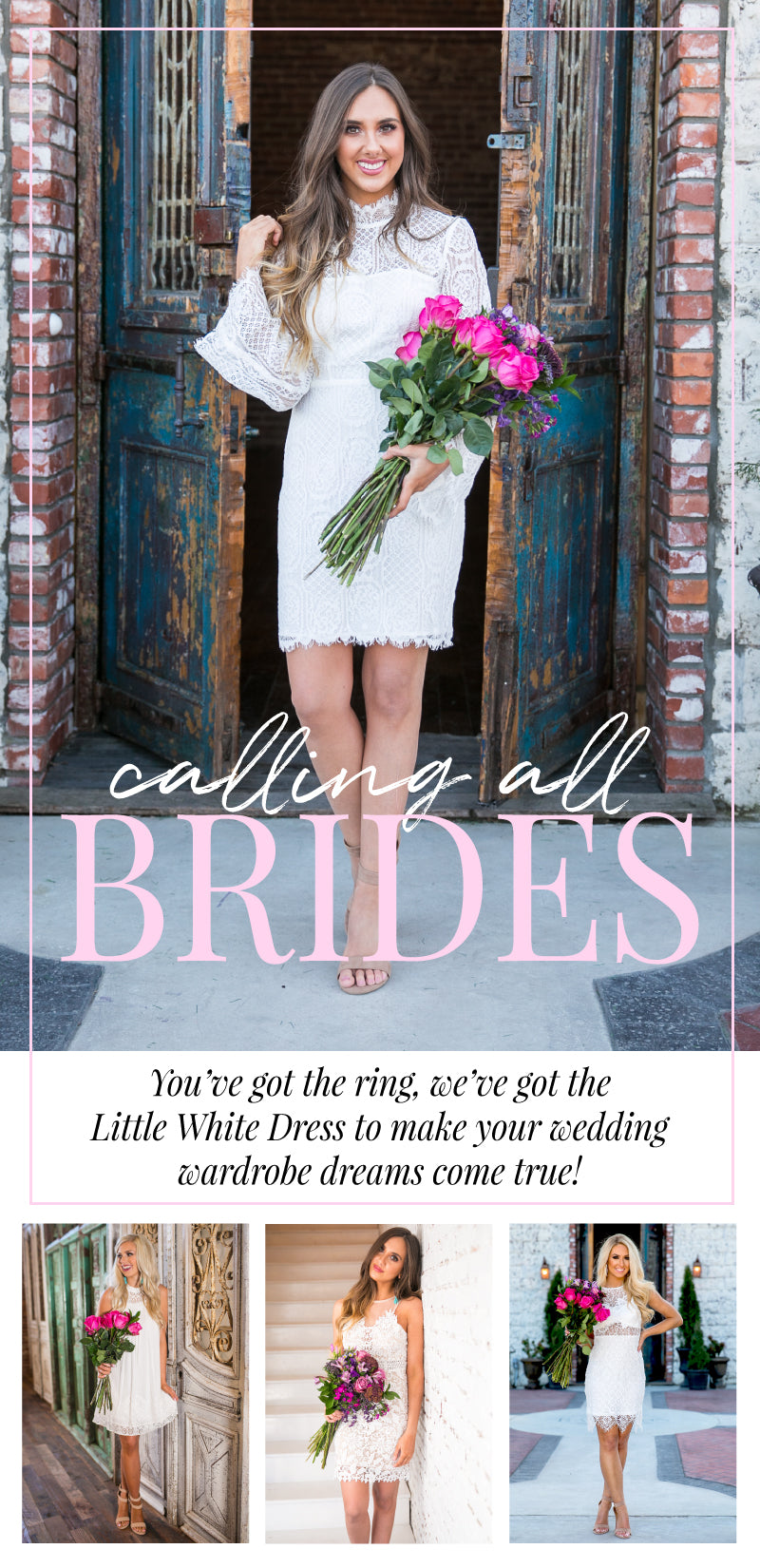 Little White Dresses for Every Bridal Occasion - Impressions Online Boutique