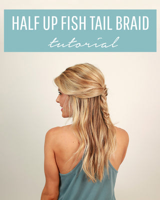 How To Hair: Half-Up Fishtail - Impressions Online Boutique