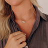 Kendra Scott Elisa Gold Pendant Necklace in Iridescent Drusy Image - 1