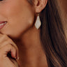 Kendra Scott Alex Gold Drop Earrings in Ivory Pearl Image - 1