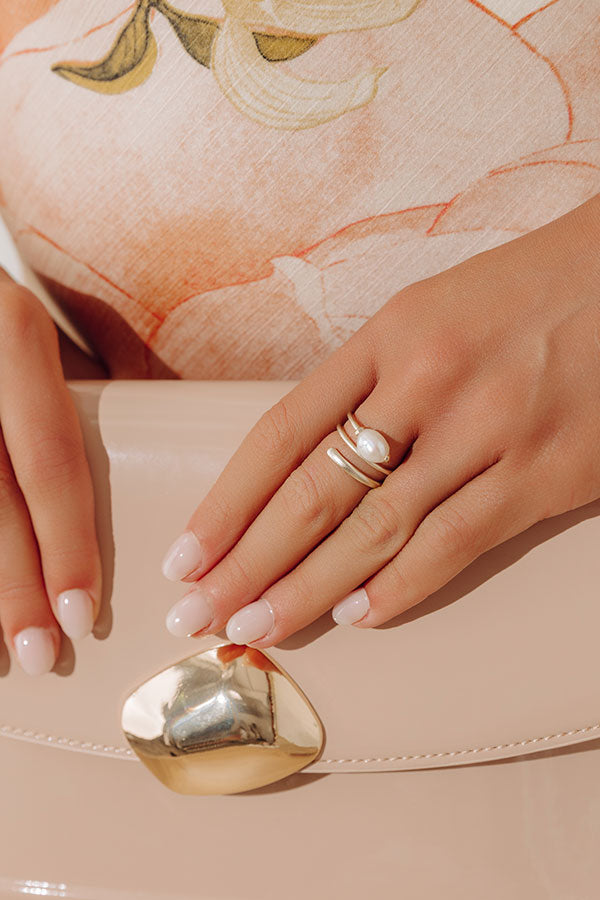 Kendra Scott Jayla Cocktail Ring in Pearl