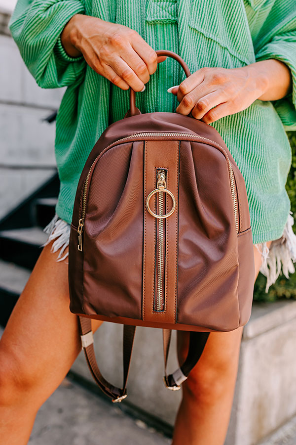 Shuttle To The City Backpack In Brown