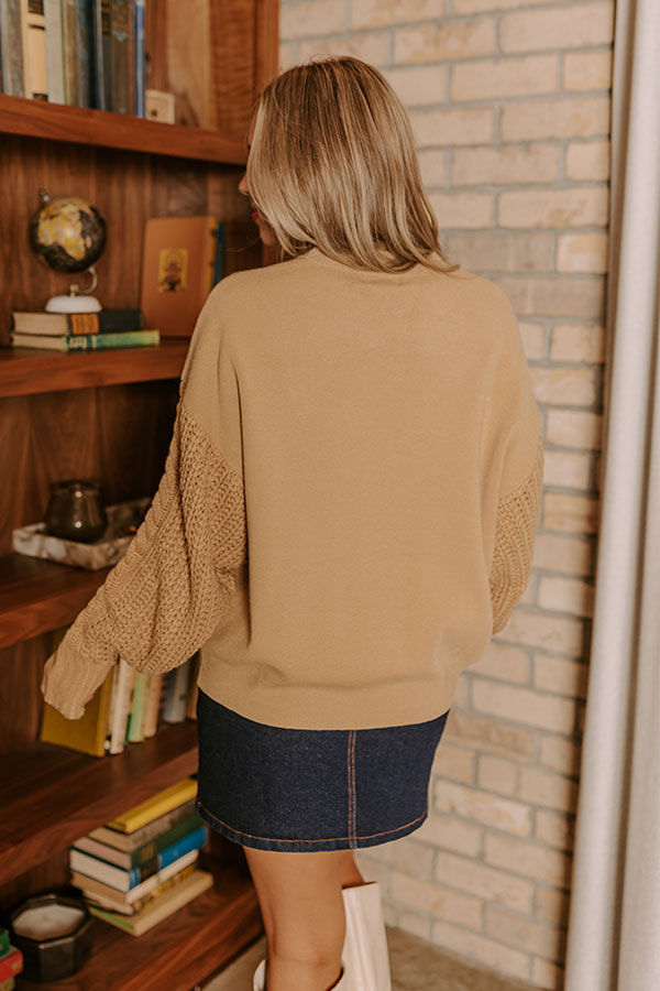 Wrapped Around Your Finger Sweater in Khaki