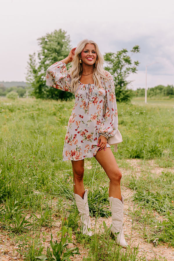 Country floral sale dress