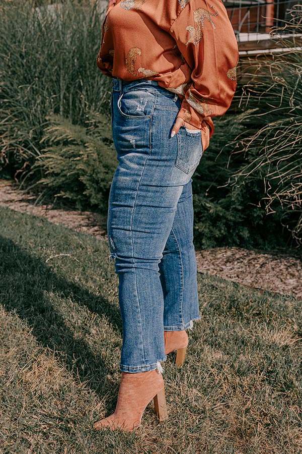 Risen The Hartlen High Waist Distressed Jean Curves