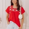 Non-Stop To Paradise Embroidered Top Image - 1
