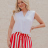 Epic Joy Shift Top In White Image - 1
