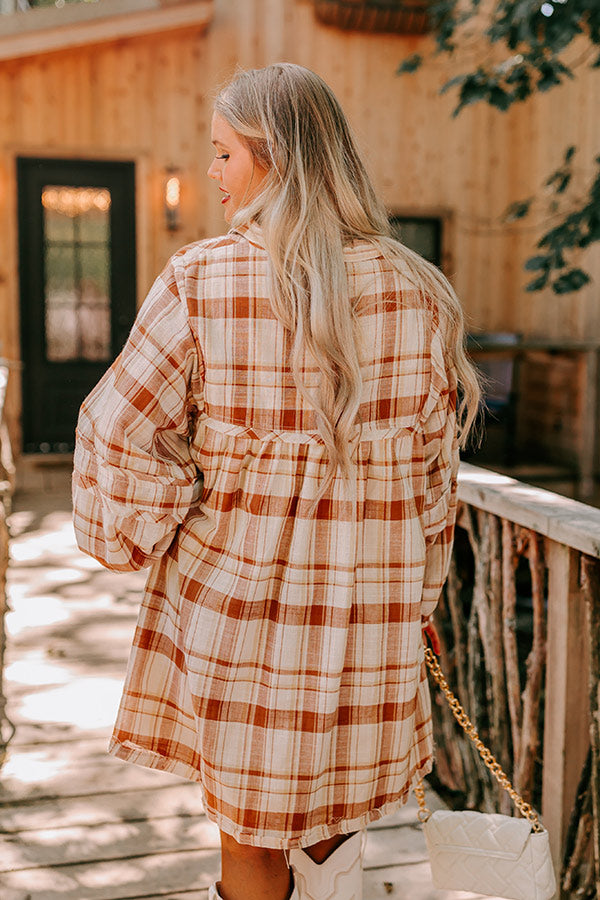 plaid babydoll dress To Be Loved By You Plaid Babydoll Dress