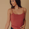 Oh, Snap Crop Top In Rustic Rose Image - 1