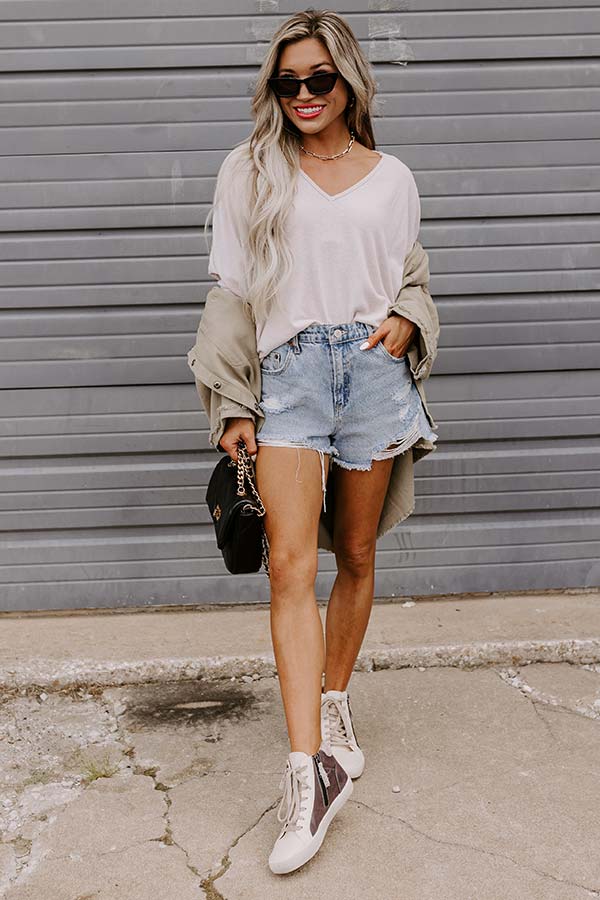 Calm And Curious Shift Top In Birch