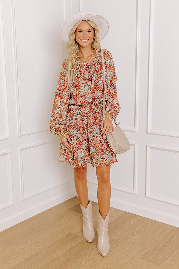 Never Stray Floral Dress