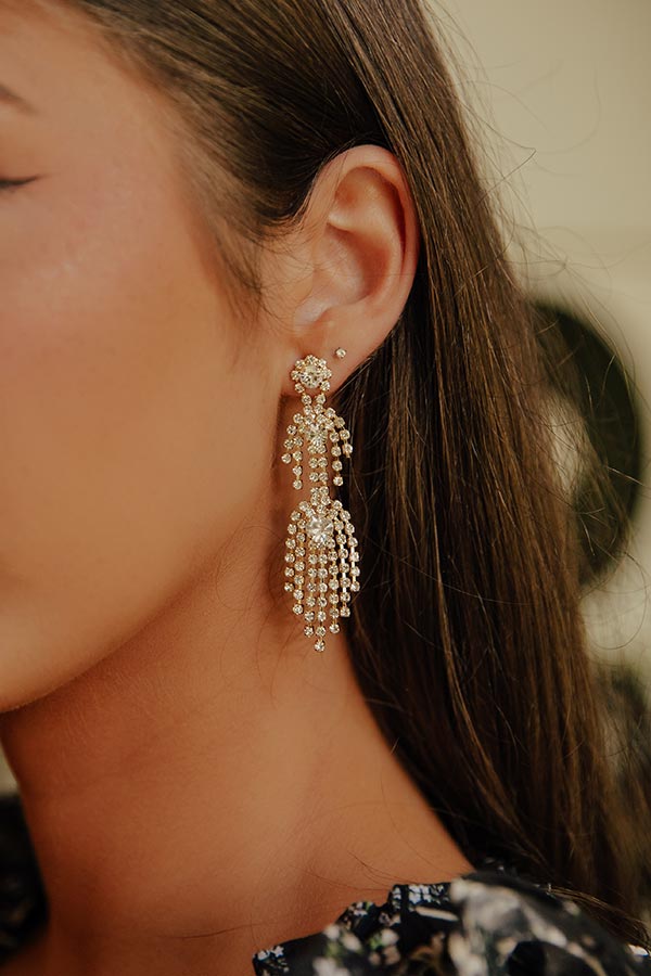 Flowing Champagne Earrings