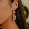 Flowing Champagne Earrings Image - 1