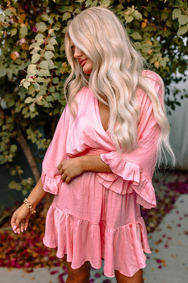 Daytona Date Night Dress In Pink M / Pink Daytona Date Night Dress In Pink M / Pink