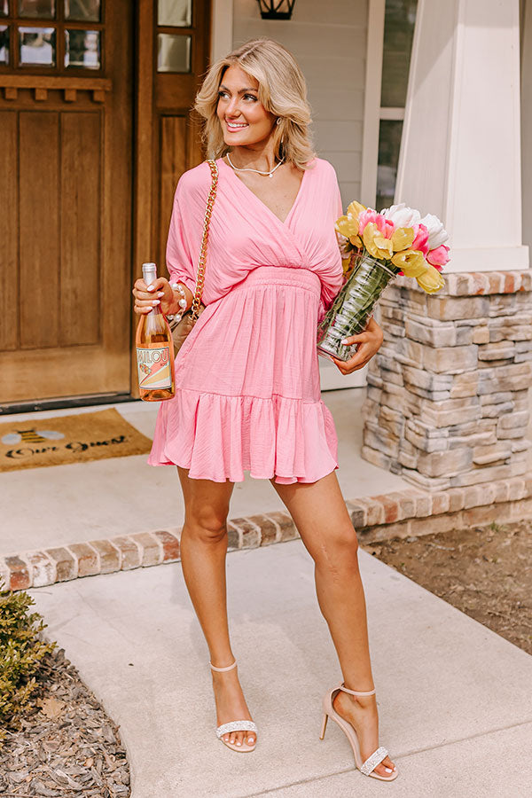 Daytona Date Night Dress In Pink