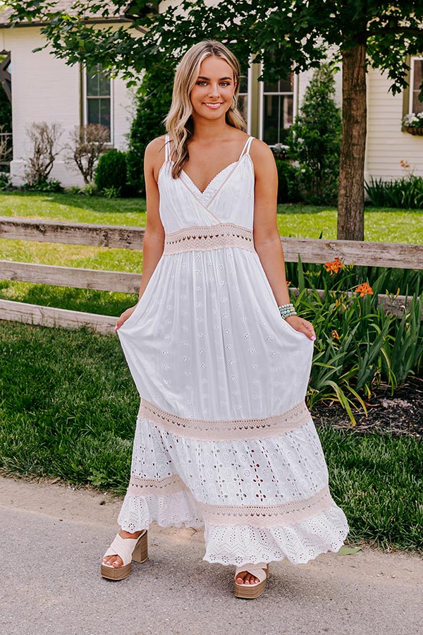 Falling For Bali Eyelet Maxi