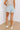 Just USA  Astra High Waist Distressed Shorts In Light Wash
