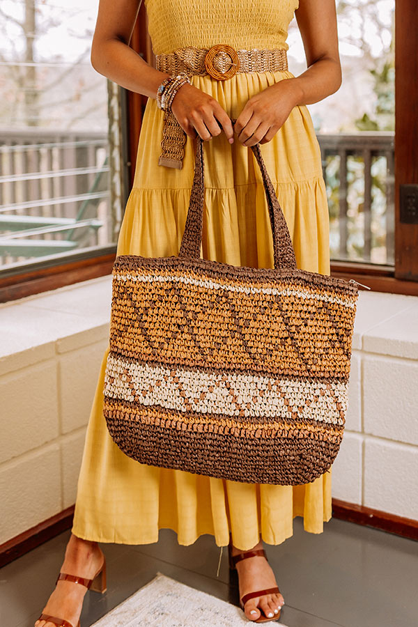 Made For Waves Woven Tote Image - 2