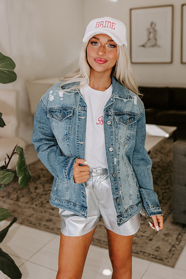 Bride Distressed Denim Jacket