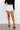  white The Winnow High Waist Distressed Shorts In White 