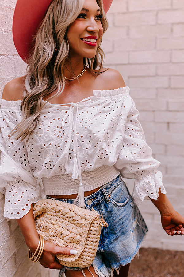 Love Out Loud Eyelet Top