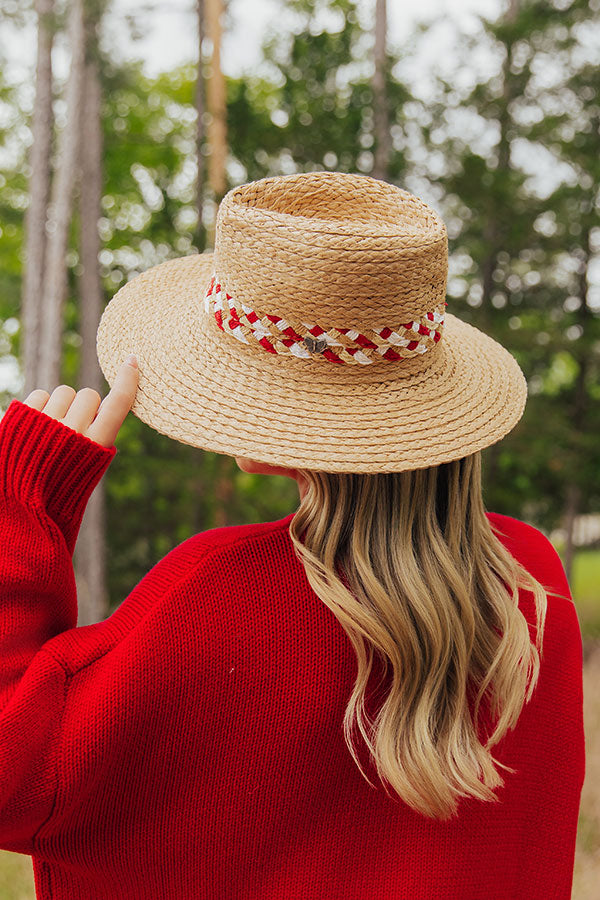 Casual Lake Weekend Raffia Fedora Image - 2