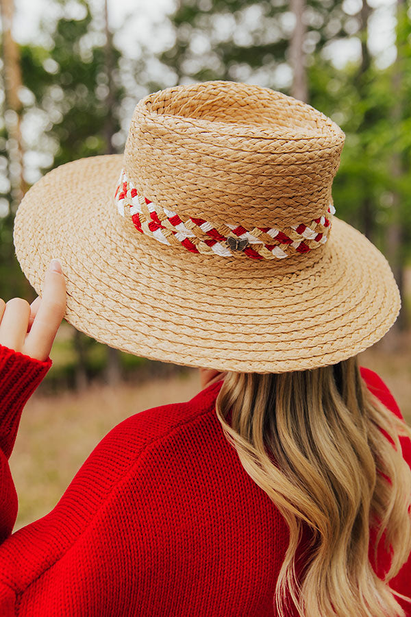 Casual Lake Weekend Raffia Fedora Image - 1