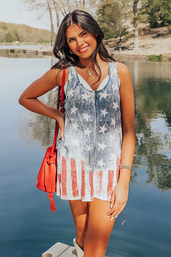 Red, White, And Blessed Shift Tank