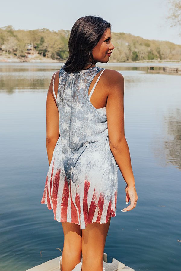 Red, White, And Blessed Shift Tank